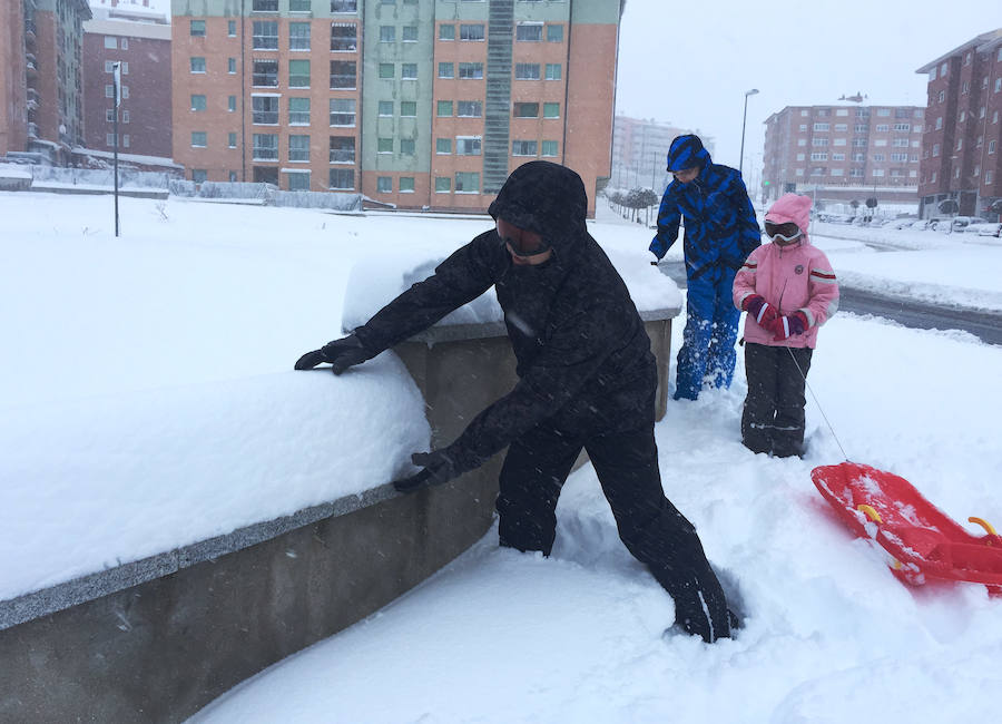 Nieve en Ávila