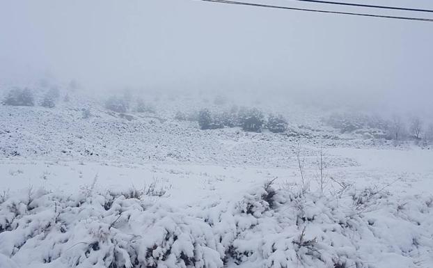 Imagen. Nieve en Portillo. 