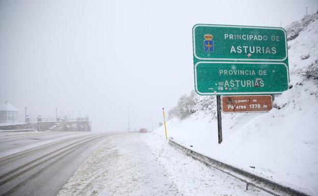 Imagen de la provincia de León en el último temporal de nieve.