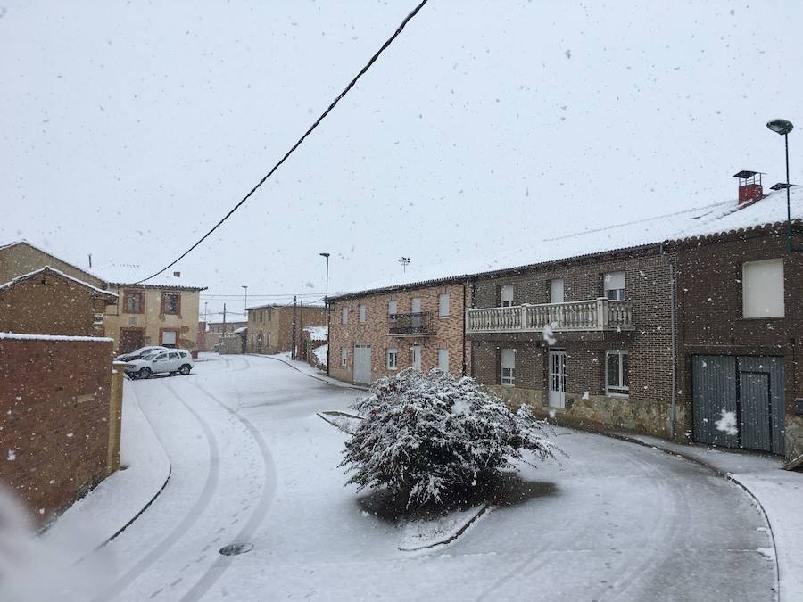 La nieve reina en la provincia