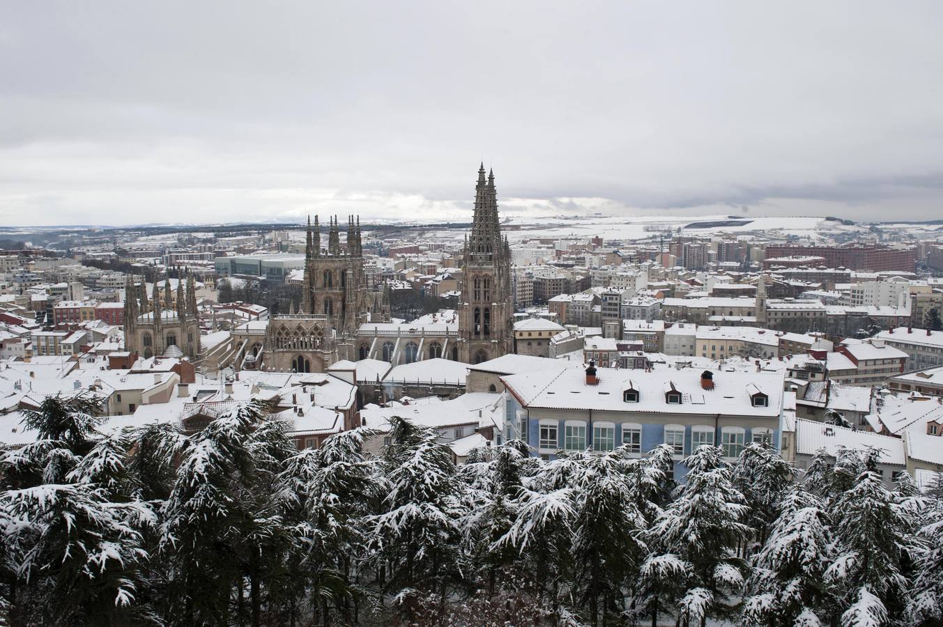 Vista de la ciudad de Burgos.