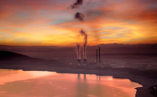 Imagen de la central térmica de Compostilla, en Cubillos del Sil.