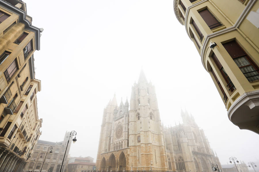 La niebla envuelve León capital