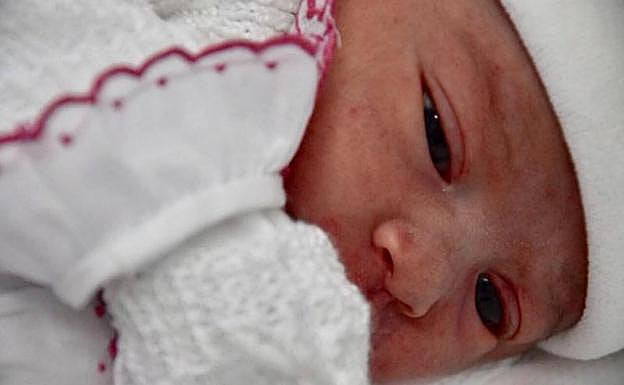 La pequeña Federica. 