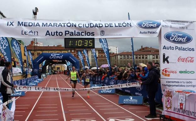 Llegada de la última Media Maratón.