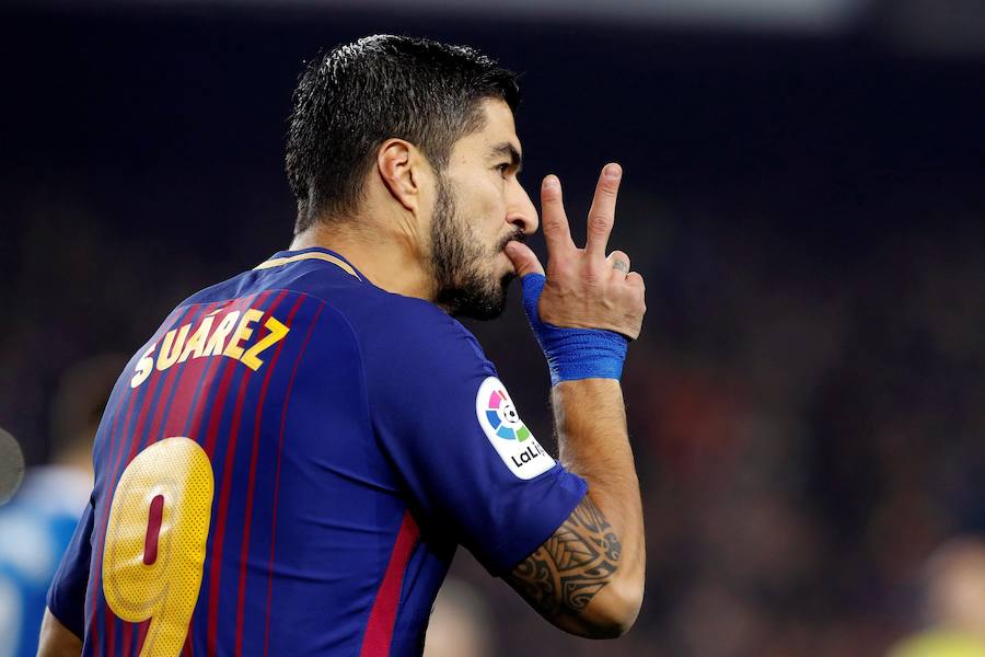 El Barcelona estará en las semifinales de la Copa del Rey tras vencer al Espanyol por 2-0 en el Camp Nou (2-1 global). Los azulgrana se adelantaron con Suárez y Messi puso la sentencia. El partido también estuvo marcado por la despedida a Javier Mascherano y el debut de Philippe Coutinho.