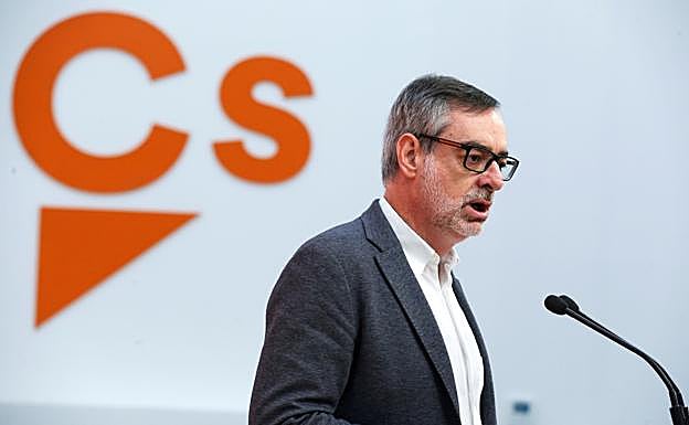 El vicesecretario general de Ciudadanos José Manuel Villegas. 