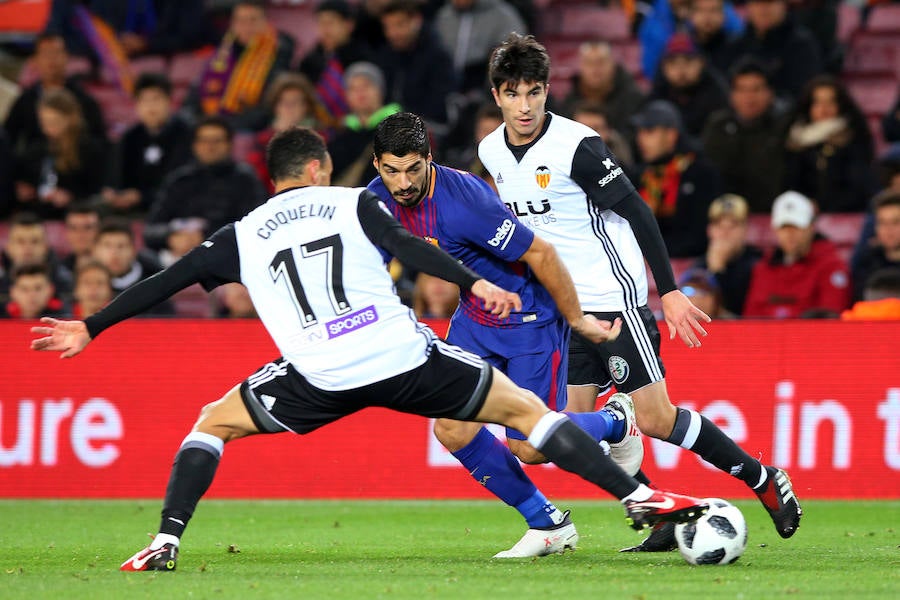 El conjunto azulgrana se hizo con la victoria en su feudo y afronta el duelo de Mestalla con todo de cara para meterse en la final.