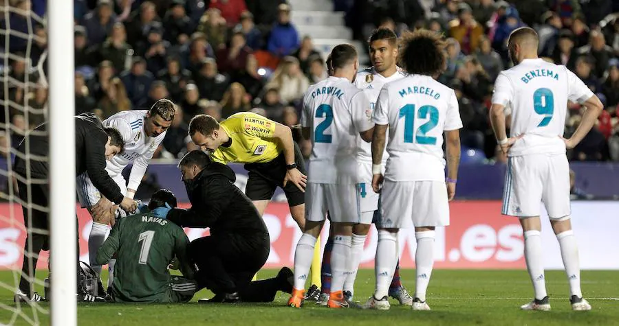 Los blancos empataron con el Levante como ya ocurrió en el Santiago Bernabéu.