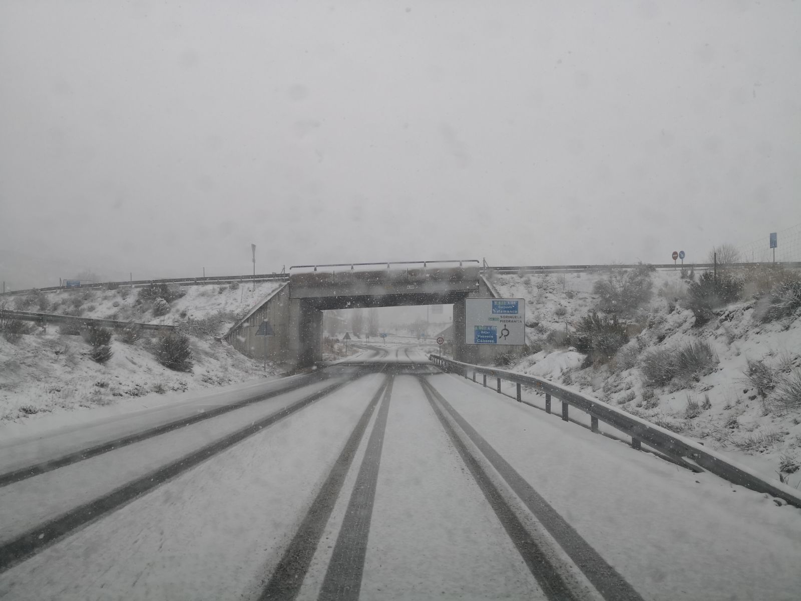 Nieve en Salamanca.