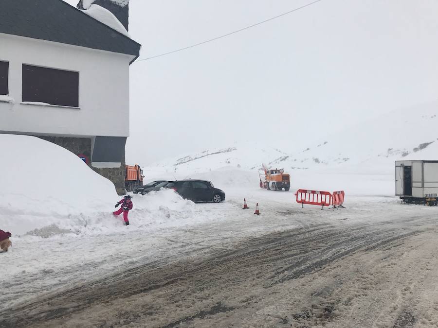 La nieve conquista San Isidro