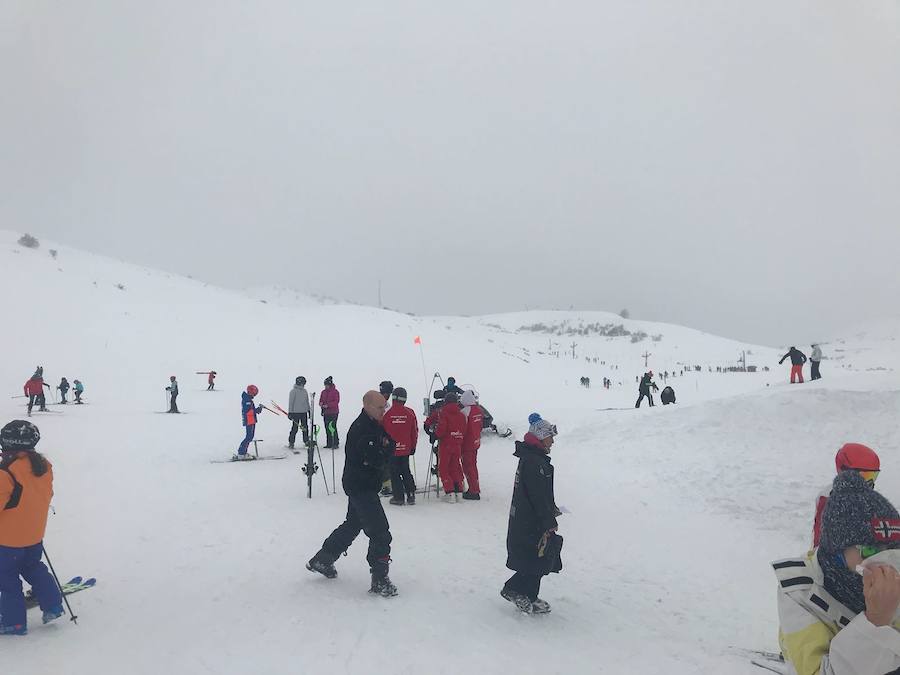 La nieve conquista San Isidro