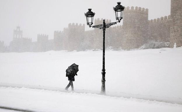 La Aemet prevé para el lunes nieve en el norte de Burgos, León, Palencia, Ávila y Segovia 