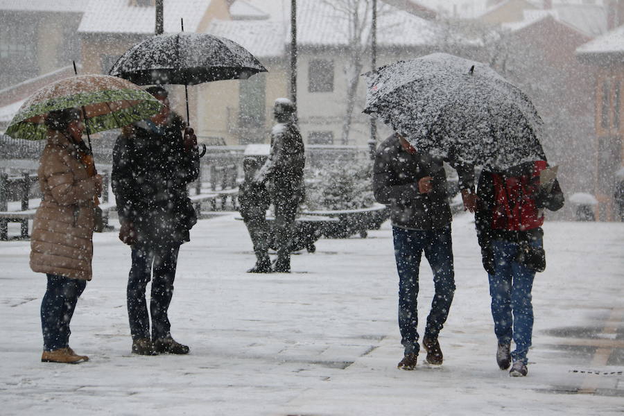 La nieve aterriza en León