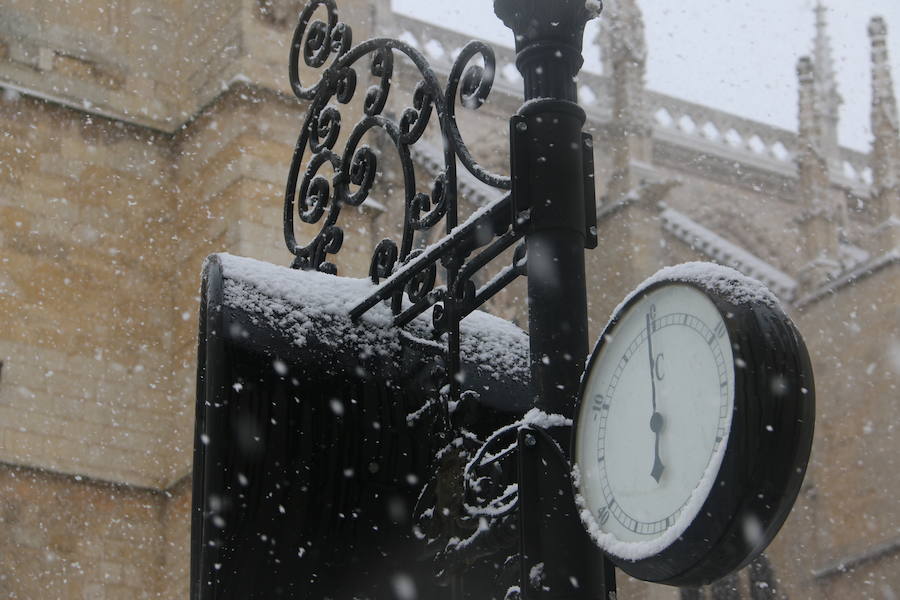 La nieve aterriza en León