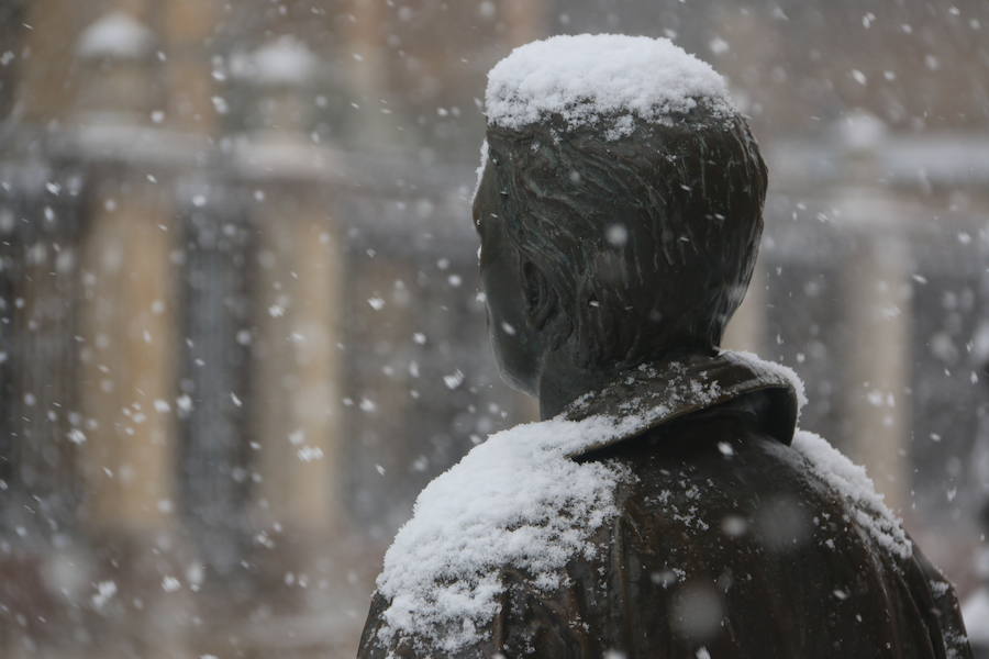 La nieve aterriza en León