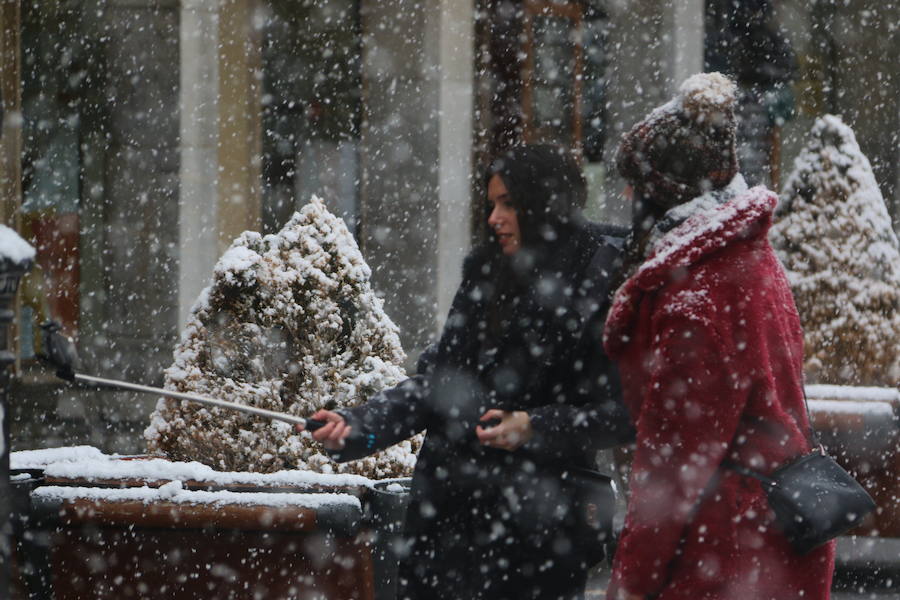 La nieve aterriza en León