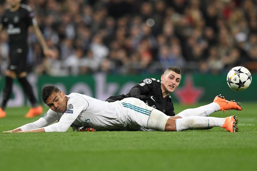 El Real Madrid deja contra las cuerdas al PSG tras una remontada heroica y otro doblete del portugués Cristiano Ronaldo (3-1).