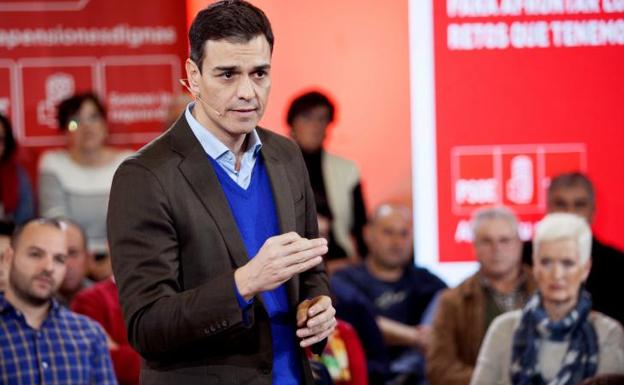 El secretario general del PSOE, Pedro Sánchez.