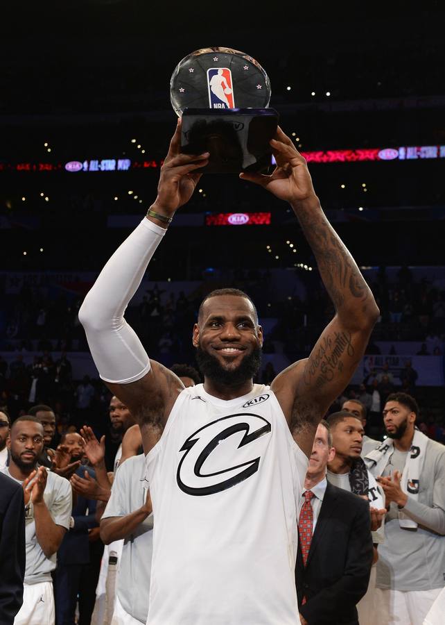 Las mejores imágenes del All Star de la NBA en el que LeBron James ha sido elegido el MVP.