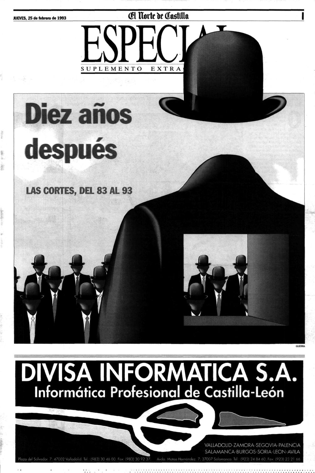 Suplemento especial de El Norte de Castilla con motivo del décimo aniversario del Estatuto de Autonomía.