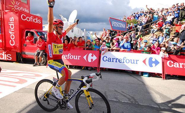 Final en la Camperona de La Vuelta a España.