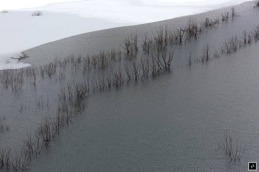 Fotos: La Nieve rodea al pantano de Riaño