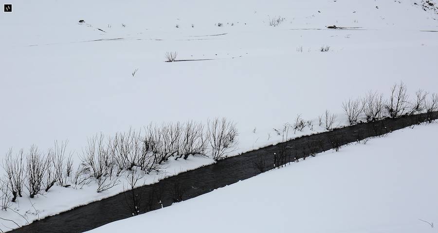 Fotos: La Nieve rodea al pantano de Riaño