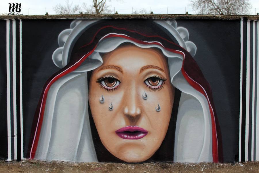 Fotos: Así queda el mural de la pasión