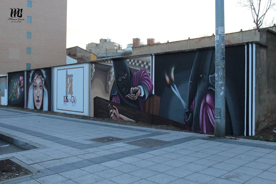 Fotos: Así queda el mural de la pasión