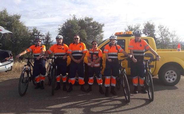 La agrupación de Protección Civil de San Andrés retoma el Programa del Camino de Santiago, que atiende a 6.000 peregrinos al año