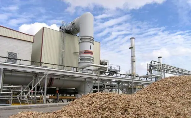 Imagen de una central de biomasa.
