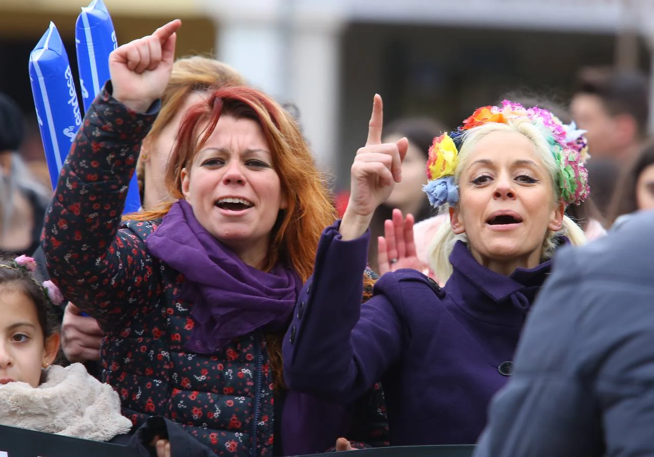 Manifestación del 8-M en Ponferrada (León).