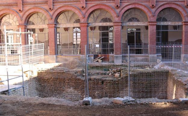 Obras en el Seminario Mayor de León.