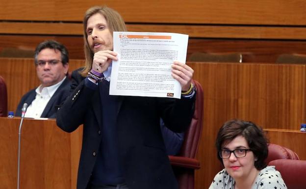 Pablo Fernández, líder de Podemos en Castilla y León.