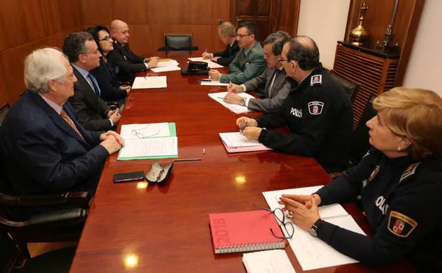 Junta Local de Seguridad de la ciudad de León.