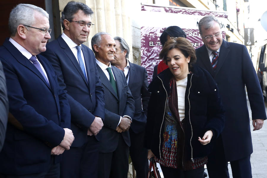 Fotos: Visita de la vicepresidenta del Gobierno a León