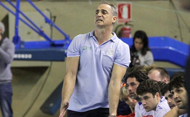 Rafa Guijosa, durante el partido.