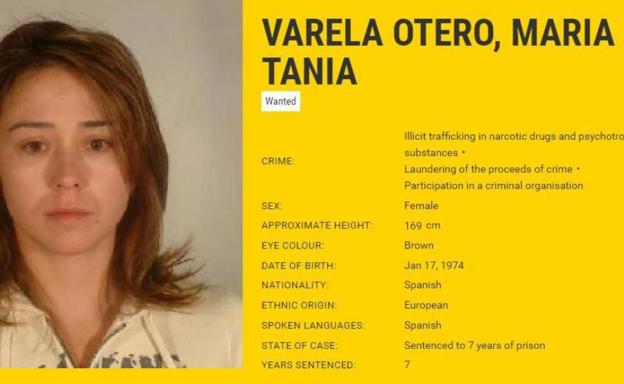 Detienen a la narcotraficante gallega Tania Varela, la más buscada en Europa
