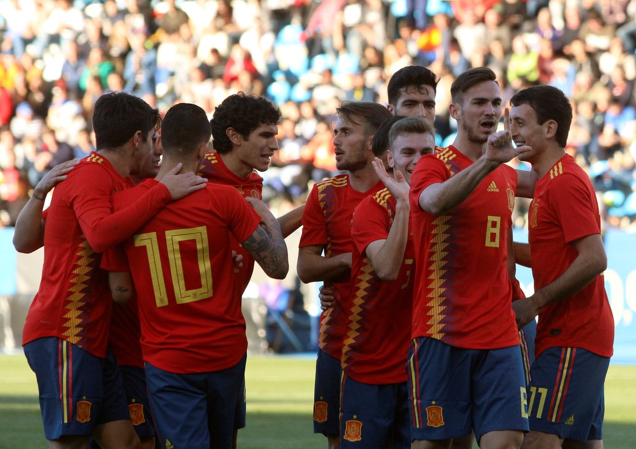 España sub 21 golea en El Toralín