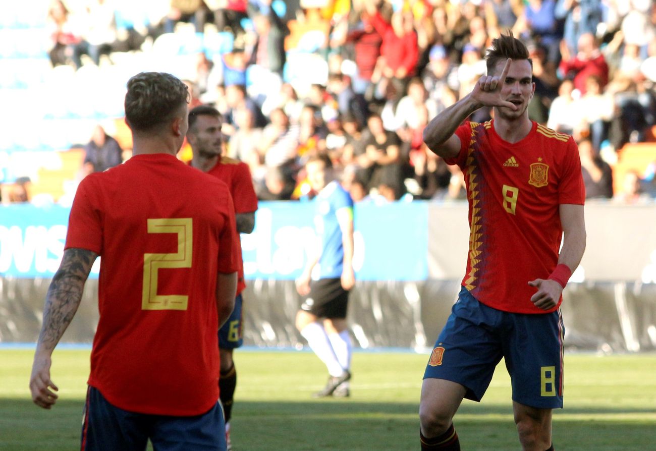 España sub 21 golea en El Toralín