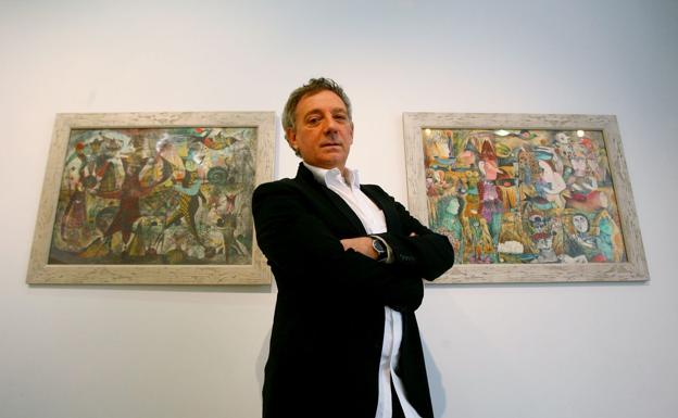 Juan Carlos Mestre expone 'Tierra de los significados' en la galería Dosmilvacas de Ponferrada.