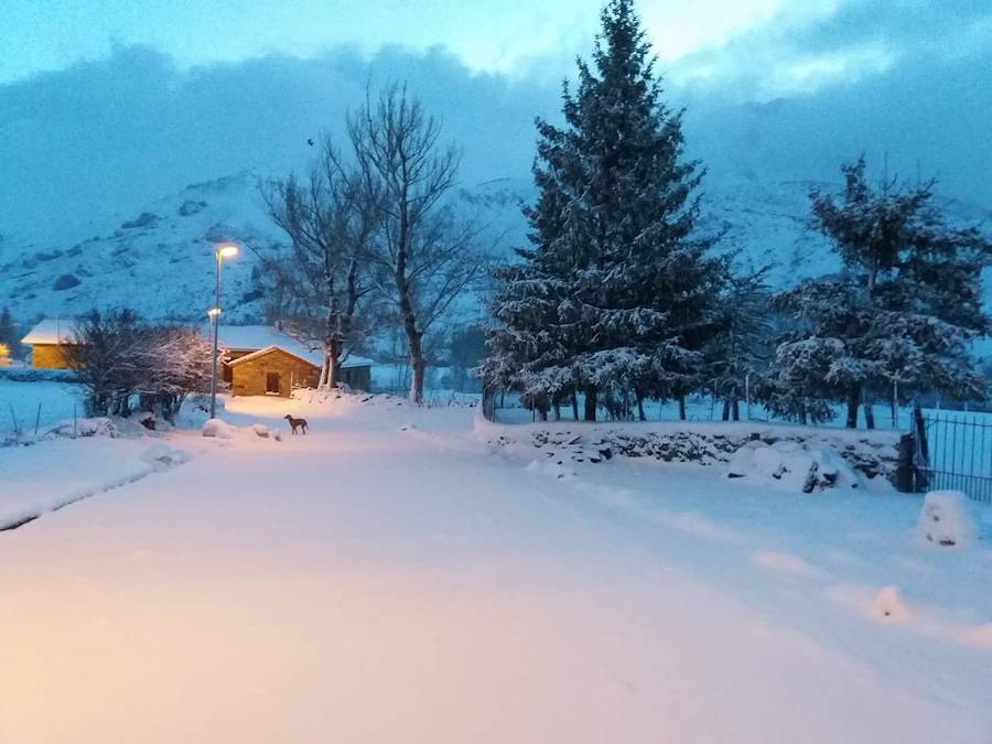 Fotos: Estampas invernales en primavera