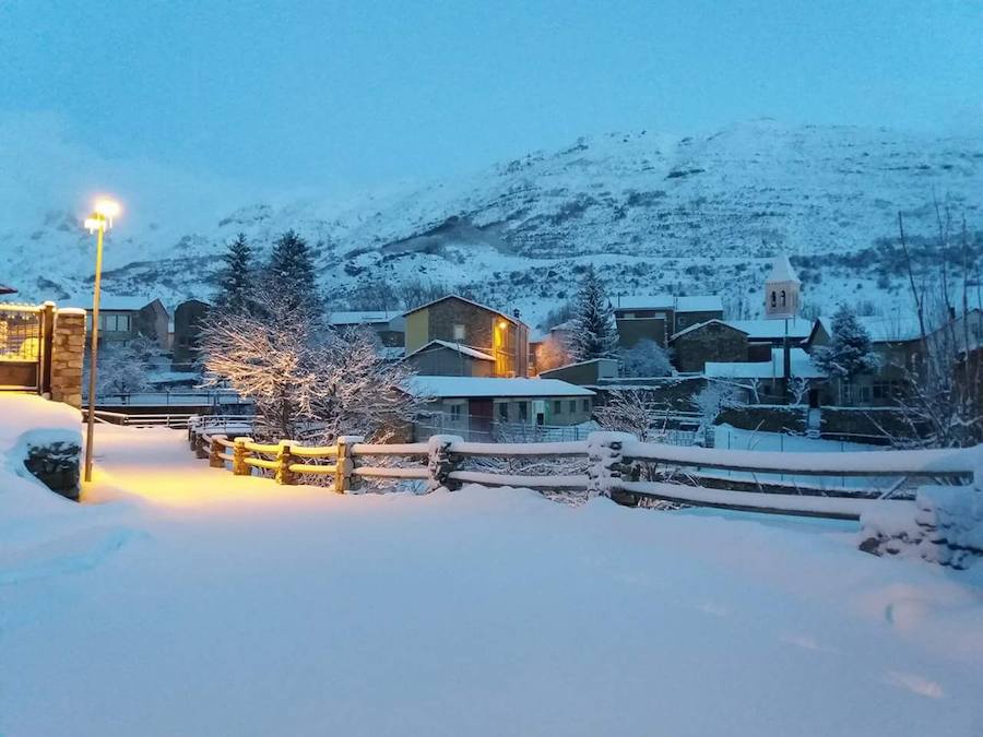 Fotos: Estampas invernales en primavera