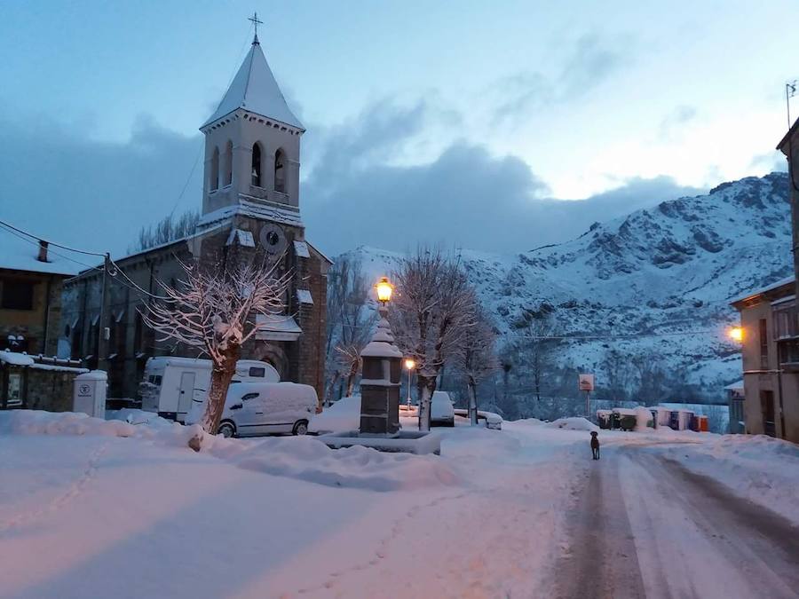 Fotos: Estampas invernales en primavera