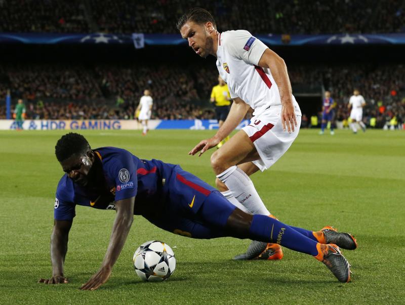 Encuentro de ida de los cuartos de final de la Champions League