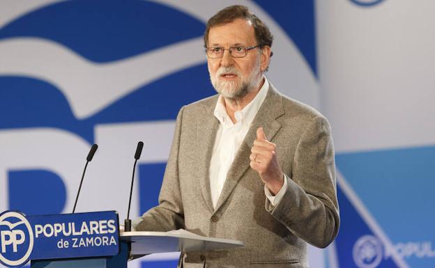 Clausura de la convención sectorial del PP sobre Medio Rural y Reto Demográfico a cargo del presidente del Gobierno y del Partido Popular, Mariano Rajoy. 