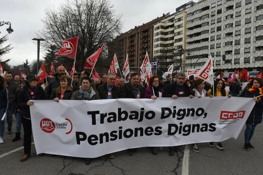 Fotos: León y Ponferrada luchan por unas pensiones dignas