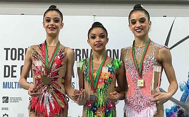 Olatz Rodríguez, Paula Serrano y Sara Llana.