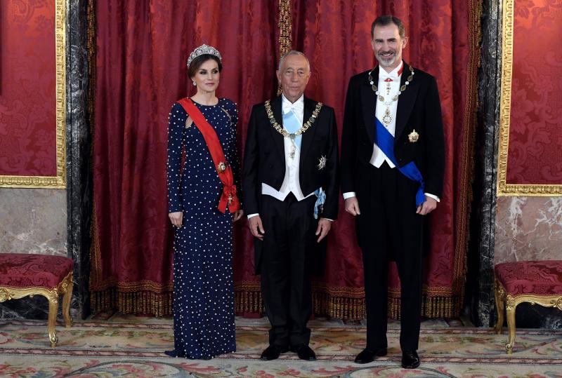 Gala celebrada en el Palacio Real con motivo de la visita de Estado del presidente portugués, Marcelo Rebelo de Sousa